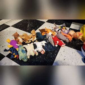 Lot of 19 Beanie Baby Teenies TY McDonald's 1993